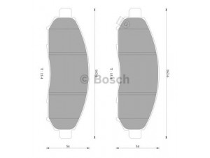 BOSCH 0 986 AB2 372 stabdžių trinkelių rinkinys, diskinis stabdys 
 Techninės priežiūros dalys -> Papildomas remontas
AY040 NS130, AY040 NS156, 55210 50Z00