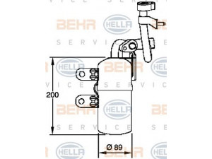 HELLA 8FT 351 335-101 džiovintuvas, oro kondicionierius 
 Oro kondicionavimas -> Džiovintuvas
3 064 790 7, 3 066 174 3, 3 067 652 3