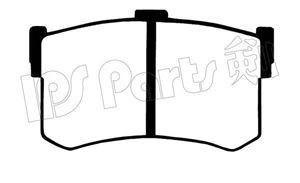 IPS Parts IBR-1598 stabdžių trinkelių rinkinys, diskinis stabdys
58302-34A00