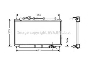 AVA QUALITY COOLING KA2016 radiatorius, variklio aušinimas 
 Aušinimo sistema -> Radiatorius/alyvos aušintuvas -> Radiatorius/dalys
OK2A115200, OK2A115200B, OK2A115200C