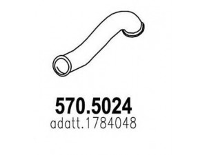 ASSO 570.5024 išleidimo kolektorius 
 Išmetimo sistema -> Išmetimo vamzdžiai
1784048