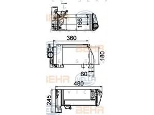 HELLA 8MO 376 765-501 alyvos aušintuvas, lėtintuvas
4253 6683, 4255 5327, 9319 3341