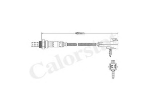 CALORSTAT by Vernet LS140404 lambda jutiklis
8-12567127-0, 8-97287352-0, 97287352