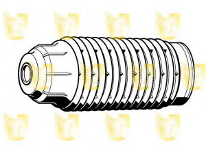 UNIGOM 391452 apsauginis dangtelis/gofruotoji membrana, amortizatorius 
 Pakaba -> Amortizatorius
1023326, 6722032, 93BB3K036AC