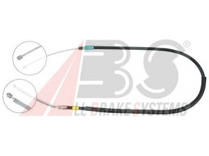 A.B.S. K16928 trosas, stovėjimo stabdys 
 Stabdžių sistema -> Valdymo svirtys/trosai
4400243, 7700 307 718, 7700 723 014