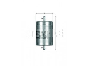 KNECHT KL 65 kuro filtras 
 Techninės priežiūros dalys -> Papildomas remontas
0024772601, 0024772701, 0024772801