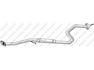 BOSAL 292-119 vidurinis duslintuvas 
 Išmetimo sistema -> Duslintuvas
18220-S01-E11, 18220-S04-E11