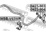 FEBEST MSB-V65WR skersinio stabilizatoriaus įvorių komplektas 
 Ašies montavimas/vairavimo mechanizmas/ratai -> Stabilizatorius/fiksatoriai -> Sklendės
MR594282