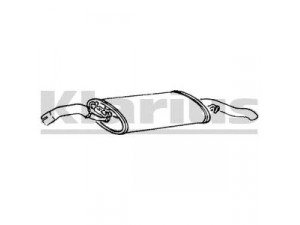 KLARIUS VW164V galinis duslintuvas 
 Išmetimo sistema -> Duslintuvas
191253609A, 191253609BM, 191253609G