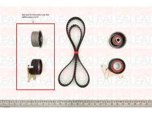 FAI AutoParts TBK107 paskirstymo diržo komplektas 
 Techninės priežiūros dalys -> Papildomas remontas
1606387, 93188135