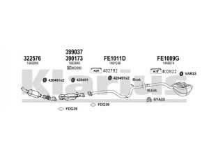 KLARIUS 361958U išmetimo sistema 
 Išmetimo sistema -> Išmetimo sistema, visa