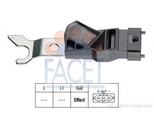 FACET 9.0311 jutiklis, skirstomojo veleno padėtis 
 Elektros įranga -> Jutikliai
12 38 749, 62 38 939, 90 506 101