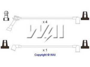 WAIglobal SL603 uždegimo laido komplektas
