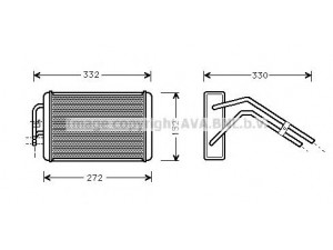 AVA QUALITY COOLING FD6291 šilumokaitis, salono šildymas 
 Šildymas / vėdinimas -> Šilumokaitis
95VW18476BC, 95VW18476BD, 95VW18476BE