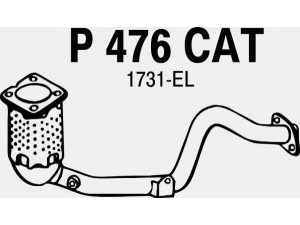 FENNO P476CAT katalizatoriaus keitiklis 
 Išmetimo sistema -> Katalizatoriaus keitiklis
BM90981H, 1731-HQ, 1731-HR, 1731-P8