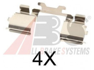 A.B.S. 1725Q priedų komplektas, diskinių stabdžių trinkelės 
 Stabdžių sistema -> Diskinis stabdys -> Stabdžių dalys/priedai
95709950, 7551713, 4210983