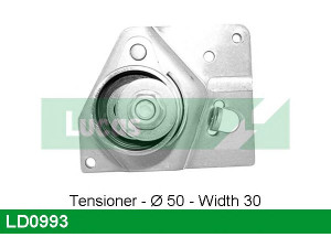 LUCAS ENGINE DRIVE LD0993 įtempiklio skriemulys, paskirstymo diržas