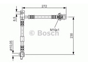 BOSCH 1 987 476 361 stabdžių žarnelė 
 Stabdžių sistema -> Stabdžių žarnelės
46210 AV00A, 46210 AV720