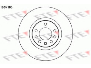FTE BS7105 stabdžių diskas 
 Dviratė transporto priemonės -> Stabdžių sistema -> Stabdžių diskai / priedai
51757229, 517572290