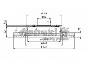 ASHUKI T602-60 stabdžių diskas 
 Dviratė transporto priemonės -> Stabdžių sistema -> Stabdžių diskai / priedai
0 986 478 395/BOSCH, 09.5703.10/BREMBO