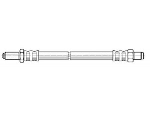 CEF 510840 stabdžių žarnelė 
 Stabdžių sistema -> Stabdžių žarnelės
5158080130, 51580B80130, 51580B80130