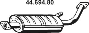 EBERSPÄCHER 44.694.80 vidurinis duslintuvas 
 Išmetimo sistema -> Duslintuvas
20100-34J15