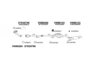 VENEPORTE 800067 išmetimo sistema 
 Išmetimo sistema -> Išmetimo sistema, visa
