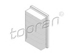 TOPRAN 700 413 oro filtras 
 Filtrai -> Oro filtras
1654 600 Q2M, 1654 600 QAR, 1654 6BC 40A