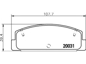 HELLA 8DB 355 016-761 stabdžių trinkelių rinkinys, diskinis stabdys 
 Techninės priežiūros dalys -> Papildomas remontas
B6Y82643Z, B6Y82643ZA, FA6749280