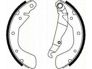 TRISCAN 8100 24540 stabdžių trinkelių komplektas 
 Techninės priežiūros dalys -> Papildomas remontas
1605042, 1605056, 1605812, 1605910