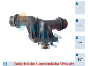 FAE 5351585 termostatas, aušinimo skystis 
 Aušinimo sistema -> Termostatas/tarpiklis -> Thermostat
11 530 139 877, 11 532 247 019