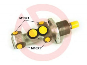 BREMBO M 68 034 pagrindinis cilindras, stabdžiai 
 Stabdžių sistema -> Pagrindinis stabdžių cilindras
7701203718, 010438, 24212217073