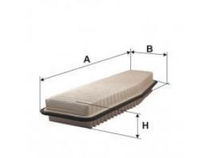 UNIFLUX FILTERS XA726 oro filtras 
 Filtrai -> Oro filtras
17801-28010