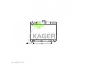 KAGER 31-0584 radiatorius, variklio aušinimas 
 Aušinimo sistema -> Radiatorius/alyvos aušintuvas -> Radiatorius/dalys
1235015801