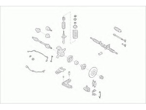 LEMFÖRDER FORD-KA-FL002 vairavimo mechanizmas; rato pakaba 
 Ašies montavimas/vairavimo mechanizmas/ratai -> Prekių paieška pagal schemą