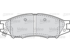 VALEO 598747 stabdžių trinkelių rinkinys, diskinis stabdys 
 Techninės priežiūros dalys -> Papildomas remontas
41060-95F0A, 4106095F0A