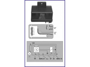 HITACHI 132080 relė, kaitinimo žvakių sistema 
 Elektros įranga -> Relė
598116, 598120, 96117510, 9611751080