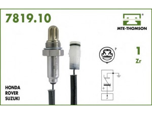 MTE-THOMSON 7819.10.038 lambda jutiklis 
 Variklis -> Variklio elektra
36531-PM8-305, MHK 10023, 36531-PM8-305