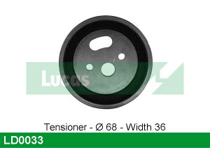 LUCAS ENGINE DRIVE LD0033 įtempiklio skriemulys, paskirstymo diržas