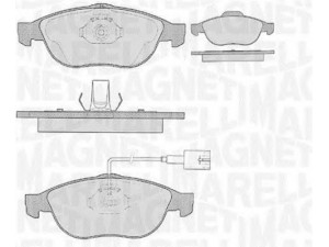 MAGNETI MARELLI 363916060108 stabdžių trinkelių rinkinys, diskinis stabdys 
 Techninės priežiūros dalys -> Papildomas remontas
77362225, 9948887