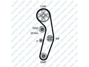 DAYCO 94885 paskirstymo diržas 
 Techninės priežiūros dalys -> Papildomas remontas
038109119L, 038109119N, 038109119P