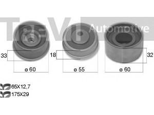 TREVI AUTOMOTIVE KD1492 paskirstymo diržo komplektas 
 Techninės priežiūros dalys -> Papildomas remontas