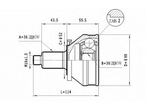 STATIM C.012 jungčių komplektas, kardaninis velenas 
 Ratų pavara -> Sujungimai/komplektas
6Q0498099E