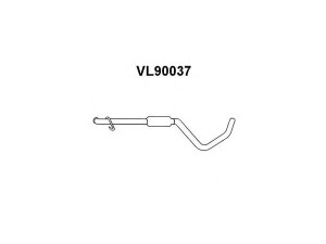 VENEPORTE VL90037 vidurinis duslintuvas 
 Išmetimo sistema -> Duslintuvas
3453345, 3471801