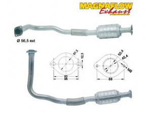 MAGNAFLOW 85856D katalizatoriaus keitiklis 
 Išmetimo sistema -> Katalizatoriaus keitiklis
858081