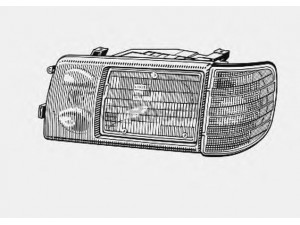 BOSCH 0 302 454 002 priekinis žibintas
126 820 10 59, A 126 820 10 59