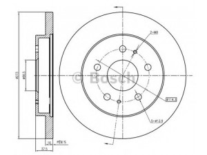 BOSCH 0 986 BB4 330 stabdžių diskas 
 Dviratė transporto priemonės -> Stabdžių sistema -> Stabdžių diskai / priedai
43512 87402, 43512 87402 000, 43512 97402