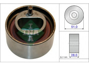 INA 531 0855 10 įtempiklio skriemulys, paskirstymo diržas 
 Techninės priežiūros dalys -> Papildomas remontas
1A00-12-700, 12810-76G00, 12810-76G10