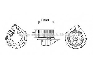 AVA QUALITY COOLING AI8372 elektrovariklis, vidinis pūtiklis 
 Šildymas / vėdinimas -> Orpūtė/dalys
8A1820021