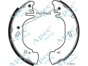 APEC braking SHU629 stabdžių trinkelė 
 Stabdžių sistema -> Būgninis stabdys -> Stabdžių įdėklas/ trinkelė
4501146, 9161446, 7701205290, 4501146